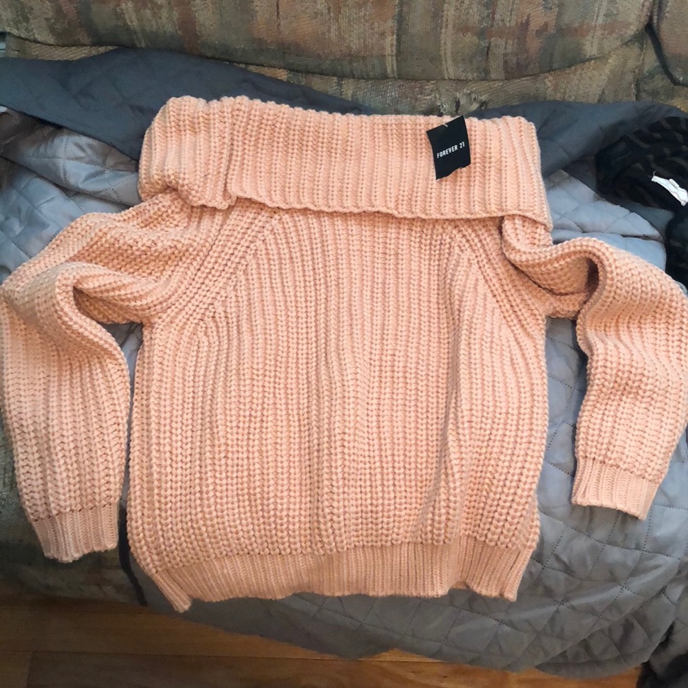 Thick Off the shoulder Sweater